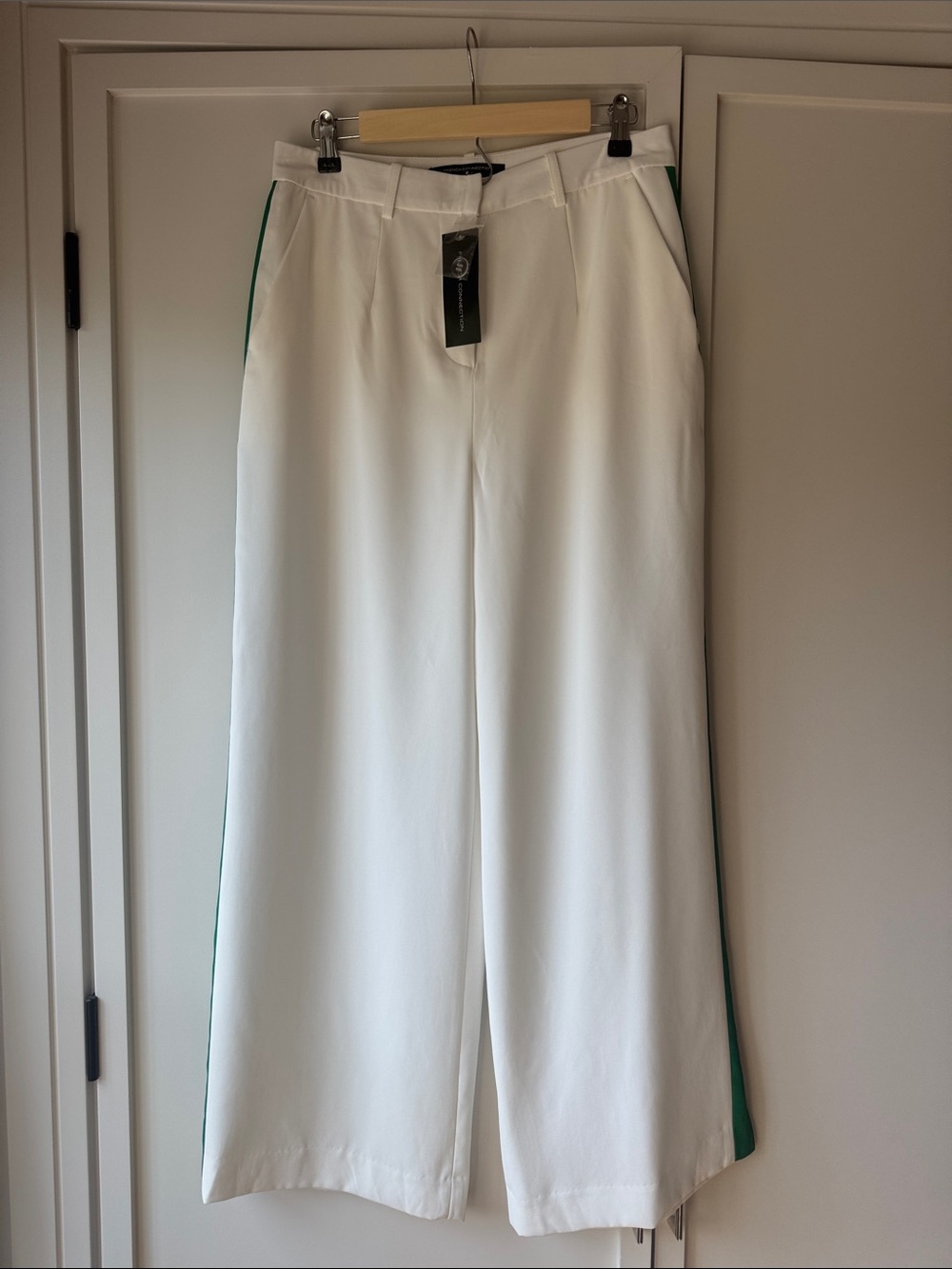 French Connection Stripe Side Pants size S - Picture 5 of 11